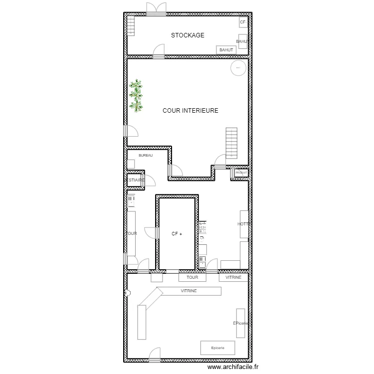 Faustino nieuil. Plan de 