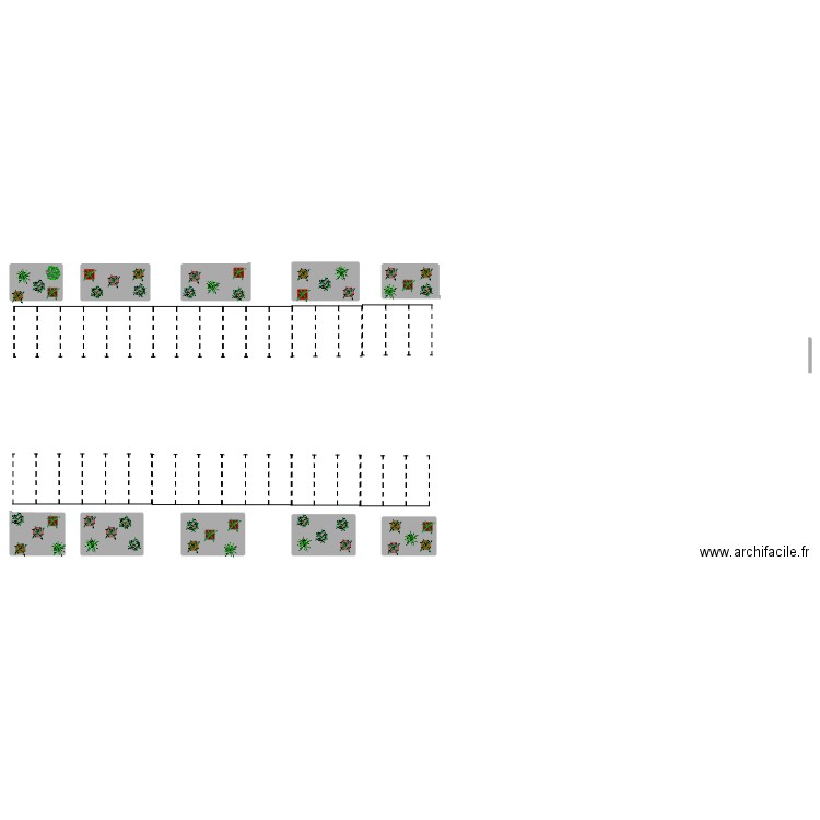 PARKING PLANTE. Plan de 10 pièces et 196 m2