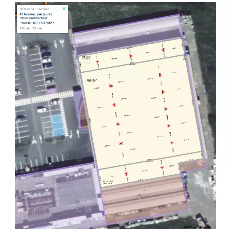 BRICOPLAN. Plan de 3  et 2974 m²