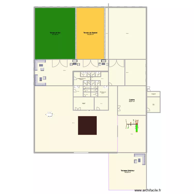 Projet Canada. Plan de 32 et 1253 m² Projet Canada. Plan de 32 et 1253 m²