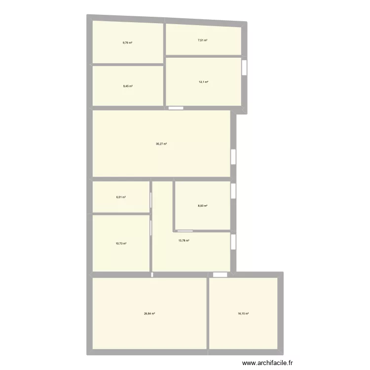 chez Erhan 3. Plan de 11  et 152 m²