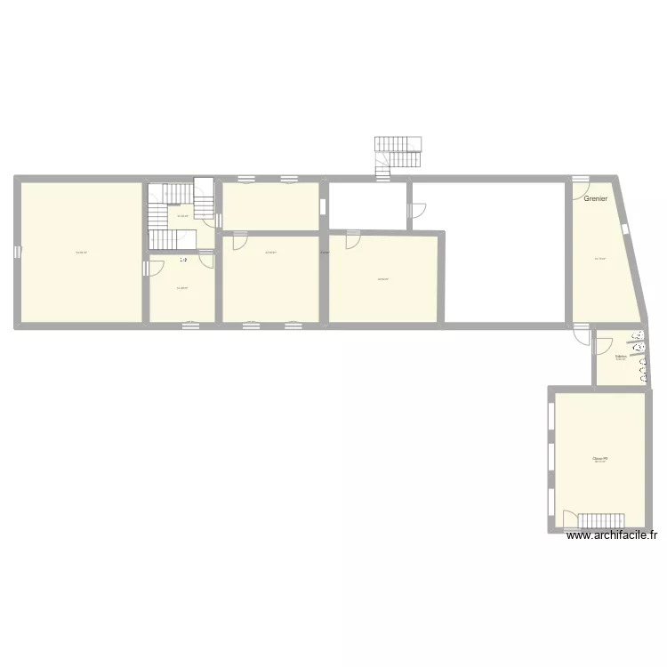 B&acirc;timent primaire 2. Plan de 
