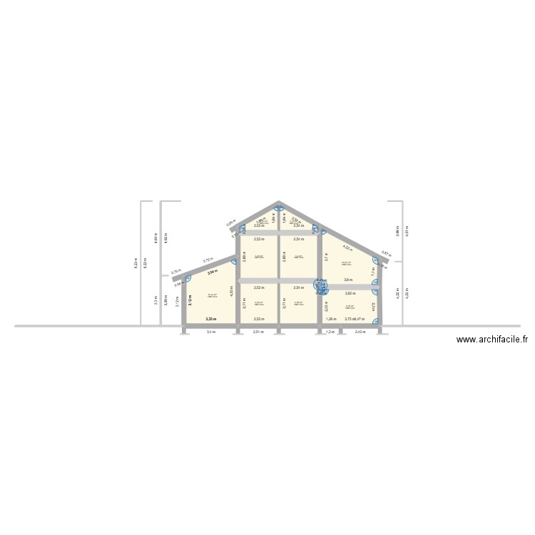 PLAN DE SITUATION. Plan de 9 pièces et 64 m2
