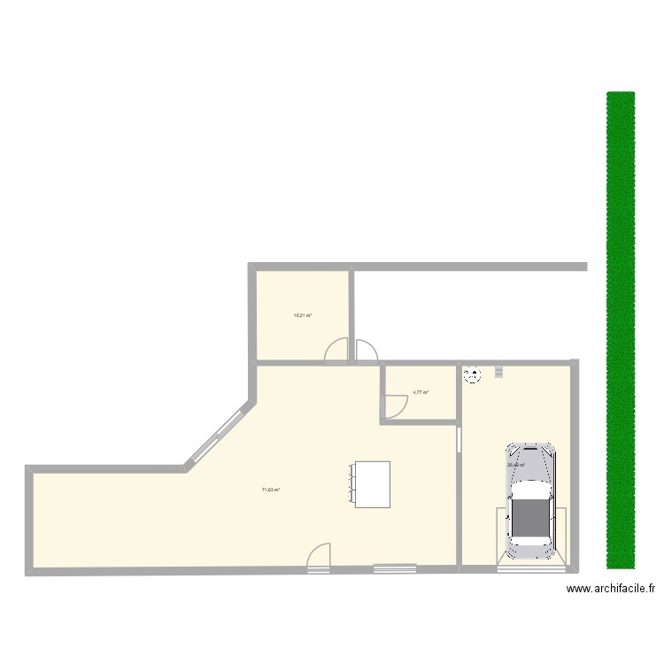IDEE MAISON N°1. Plan de 4 pièces et 113 m2
