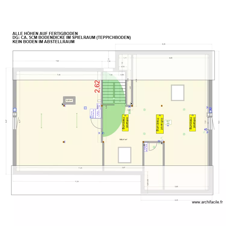 DG_Zollerstrasse - Vereinfacht. Plan de 2  et 167 m²