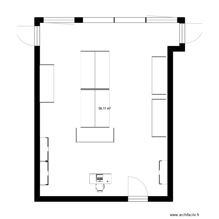 Salle128. Plan de 0 pièce et 0 m2