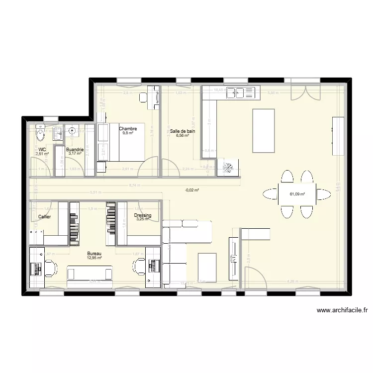 Maison. Plan de 9 et 212 m² Maison. Plan de 9 et 212 m²