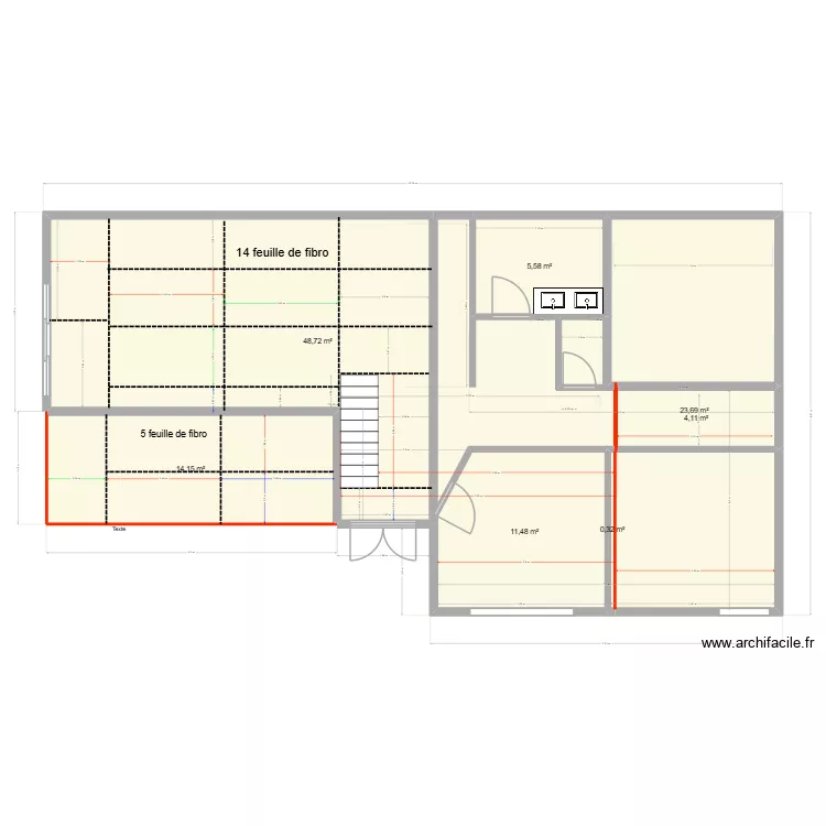 PLANT MAISON1. Plan de 7 et 108 m² PLANT MAISON1. Plan de 7 et 108 m²