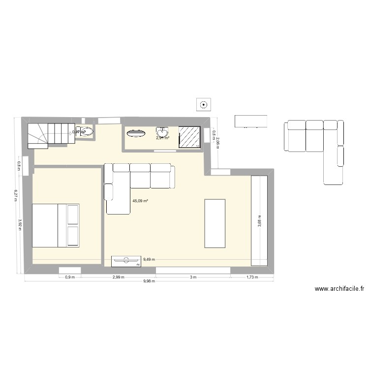 plan pointe  MAISON. Plan de 0 pièce et 0 m2