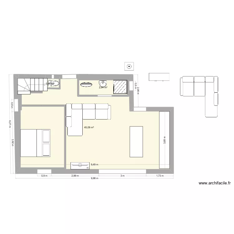 plan pointe  MAISON. Plan de 