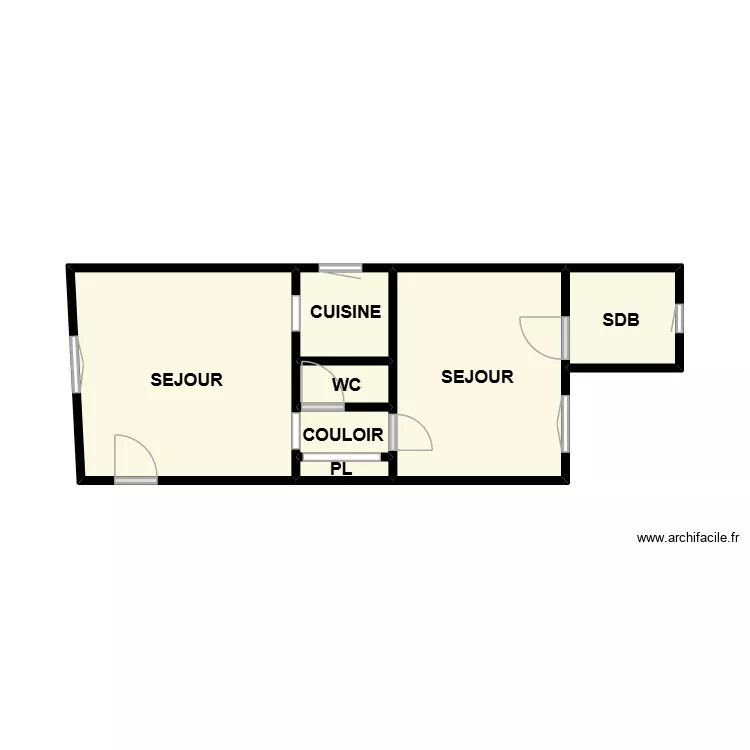 PLAN VAUVERT DIDERO. Plan de 7 pièces et 21 m²