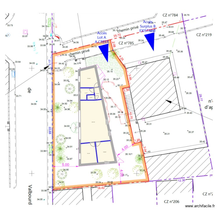 Valbourdin 2 logements. Plan de 0 pièce et 0 m2 Valbourdin 2 logements. Plan de 0 pièce et 0 m2