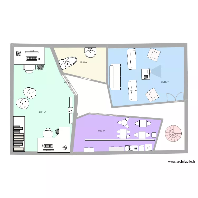 Final Floor Of Laurent1. Plan de 5  et 104 m²