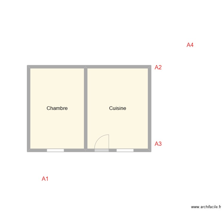 2503 GUEGUEN DENISE. Plan de 2 pièces et 11 m2