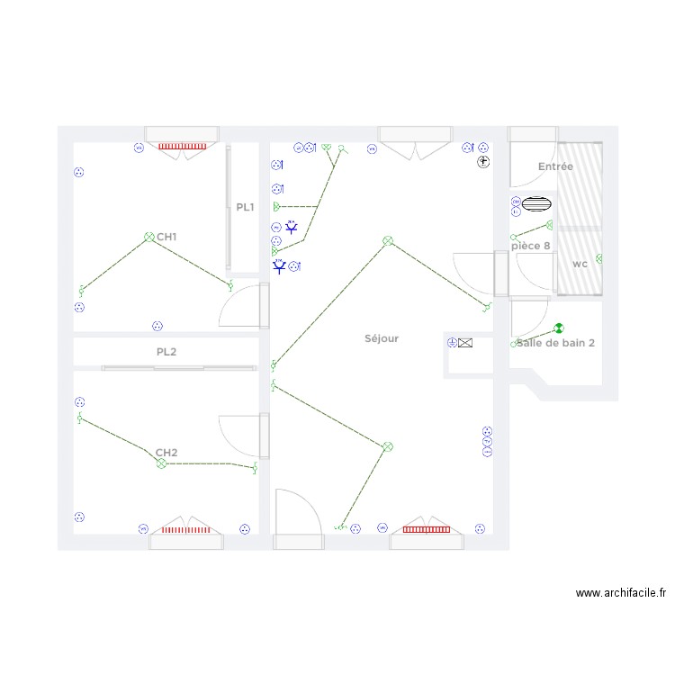 RT 24 - 140 Cornac L'Ormeau ELEC RDC. Plan de 0 pièce et 0 m2