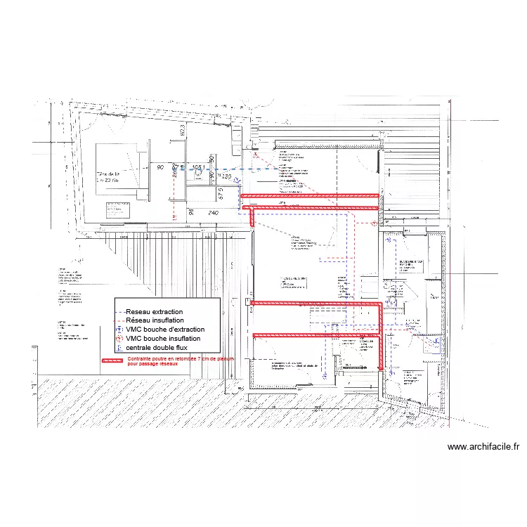 sousa plan reseaux VMC RDC. Plan de 