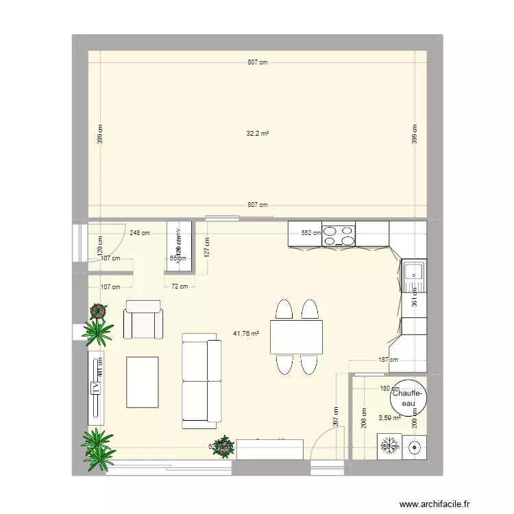 MAISON 2 bis. Plan de 