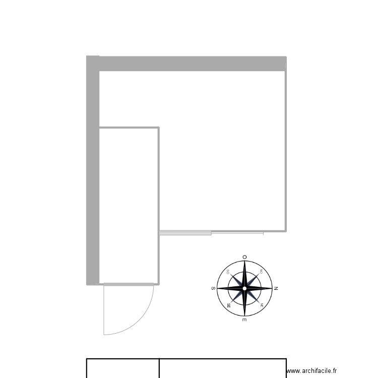 Chambre. Plan de 0 pièce et 0 m2
