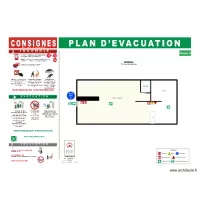 Plan d'évacuation NUMIDIA