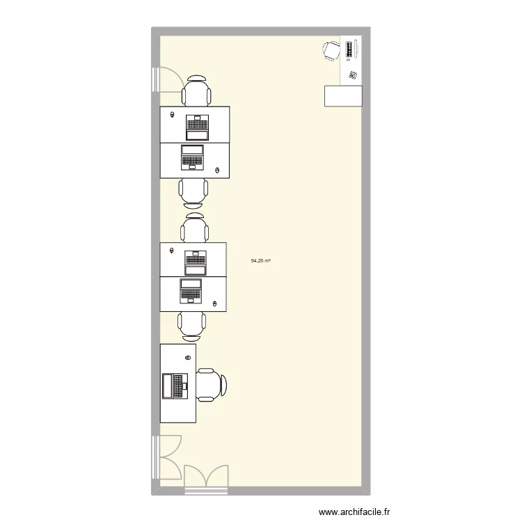 plan n&deg;1. Plan de 