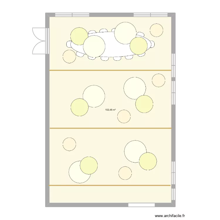CHAUMONTEL - SALLE DU CONSEIL. Plan de CHAUMONTEL - SALLE DU CONSEIL. Plan de