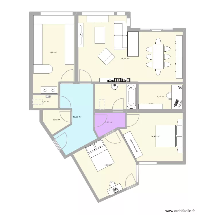 appartement 2. Plan de 9 et 109 m² appartement 2. Plan de 9 et 109 m²