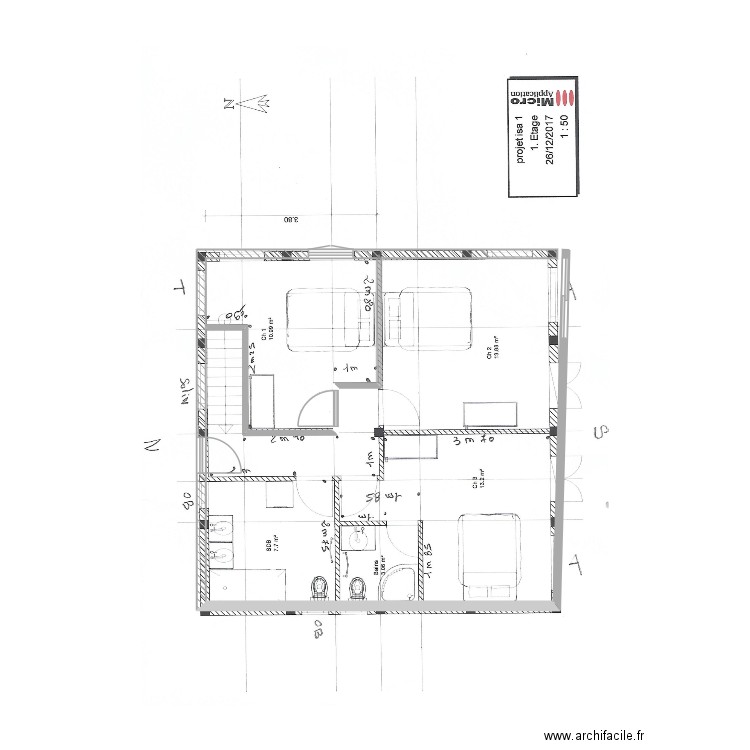cham essaie 3. Plan de 0 pièce et 0 m2