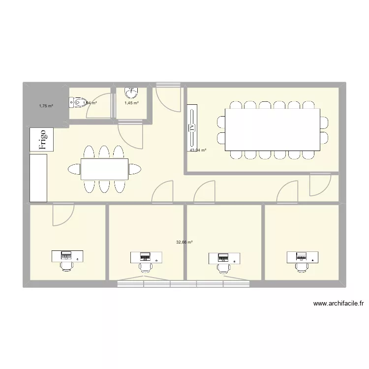 Plan bureau nantes. Plan de 5 et 81 m² Plan bureau nantes. Plan de 5 et 81 m²