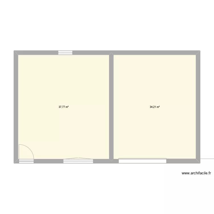 marechalerie atelier. Plan de 