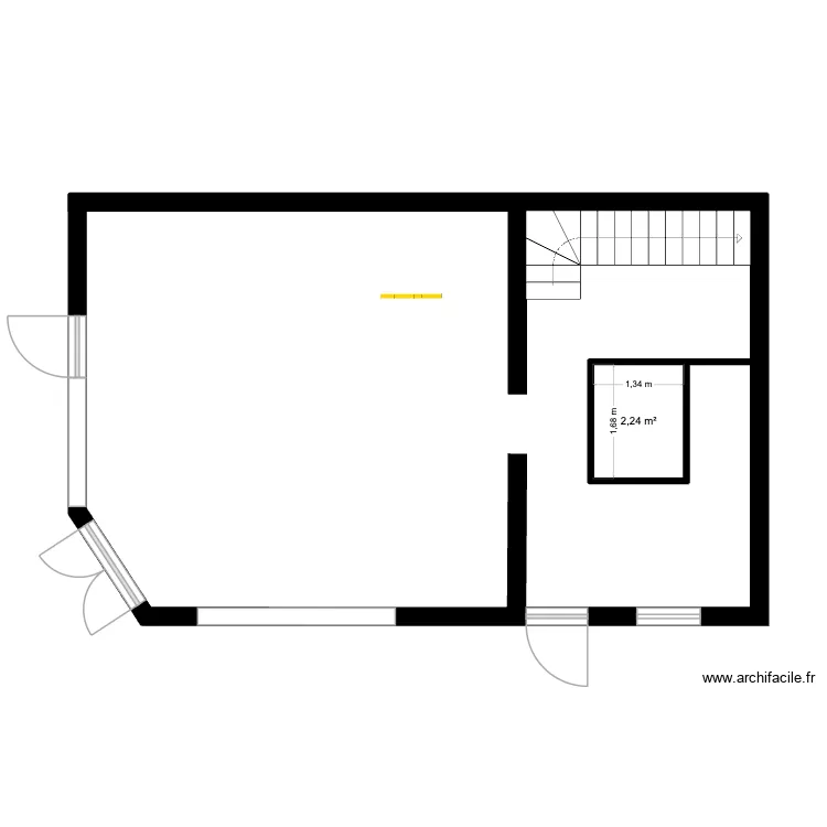 MJC. Plan de 1  et 2 m²