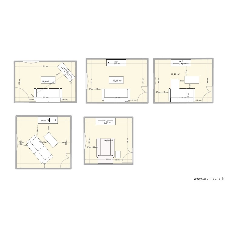 TV1. Plan de 0 pièce et 0 m2