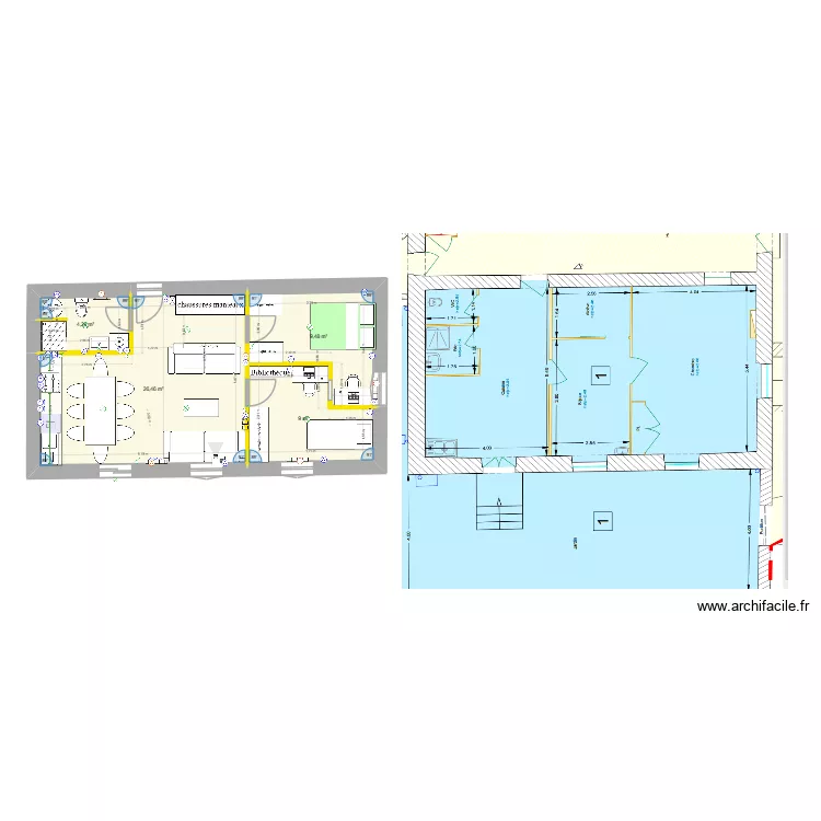 Chessy 9. Plan de 4  et 49 m²