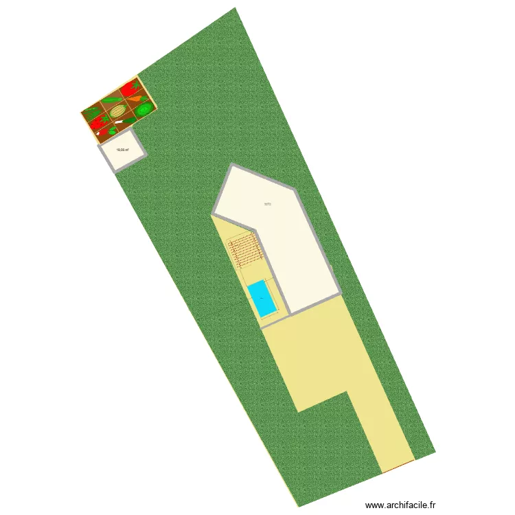 MAISON AUTHIEUX. Plan de 2  et 173 m²