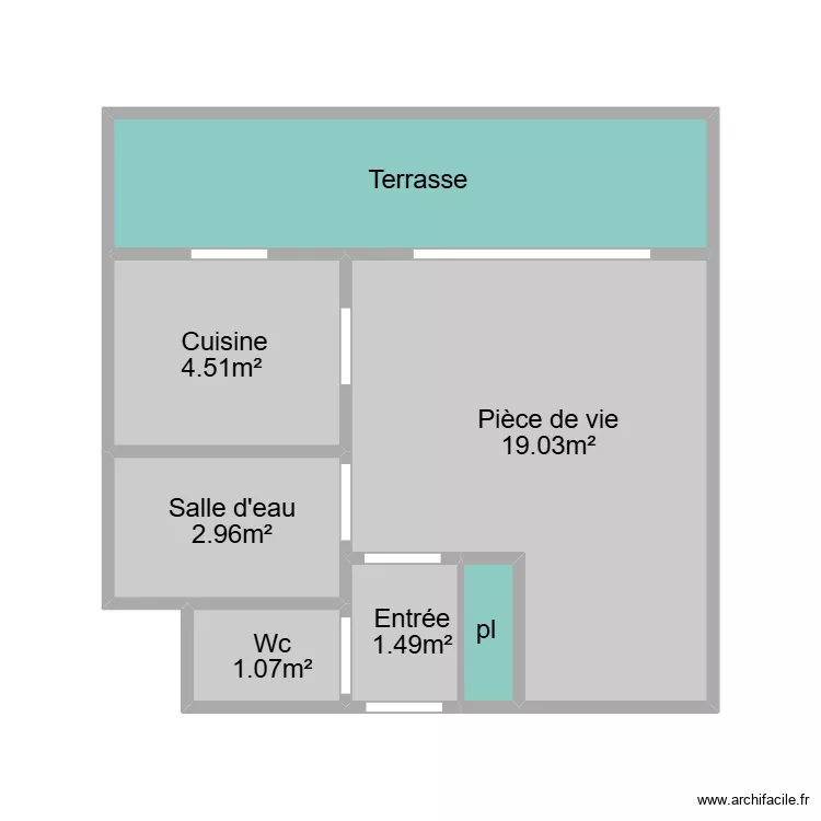 Moreau sjm. Plan de 7  et 27 m²