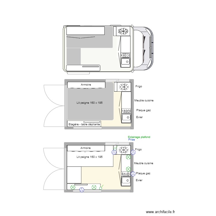 Fiat ducato . Plan de 0 pièce et 0 m2