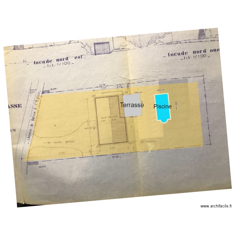 Plan de masse. Plan de 0 pièce et 0 m2