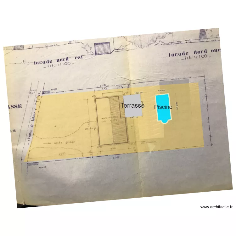 Plan de masse. Plan de 