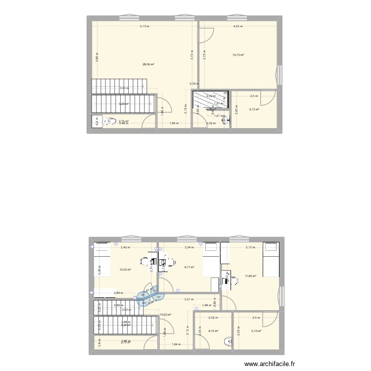 Chanaise. Plan de 0 pièce et 0 m2