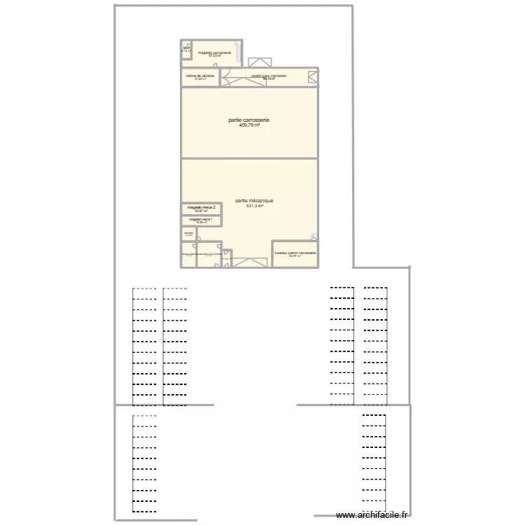 mathys. Plan de 13 pièces et 1343 m²