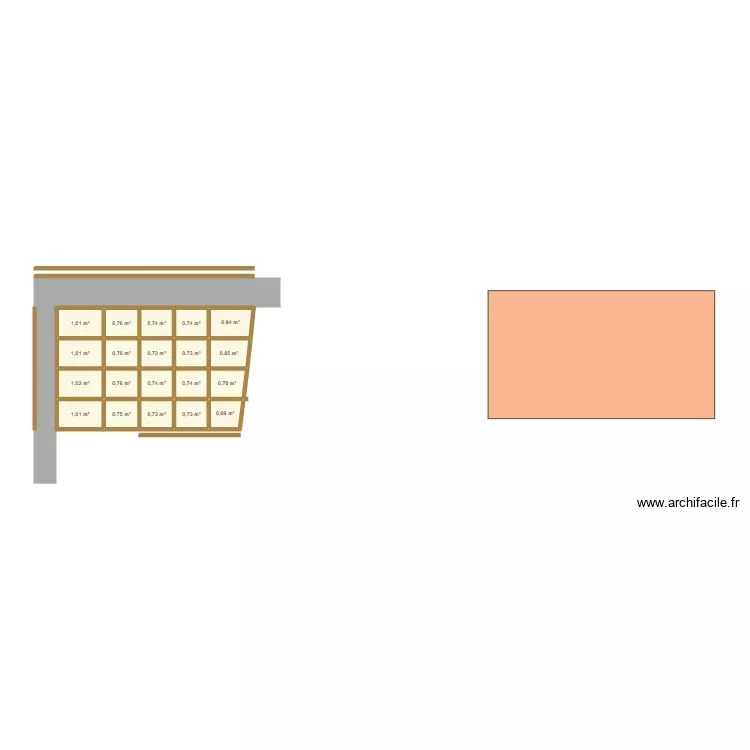 appenti. Plan de 0 pièce et 0 m2