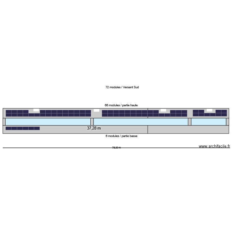 DARBO 72 modules. Plan de 0 pièce et 0 m2