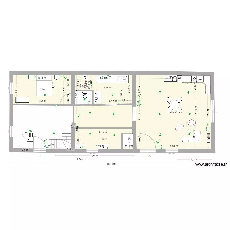 electricite ECL. Plan de 