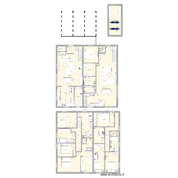 Maison . Plan de 0 pièce et 0 m2