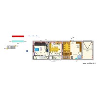 Plan de travaux avec nouveau salon