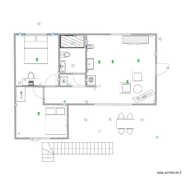 Teabupoo jo 2024. Plan de 0 pièce et 0 m2
