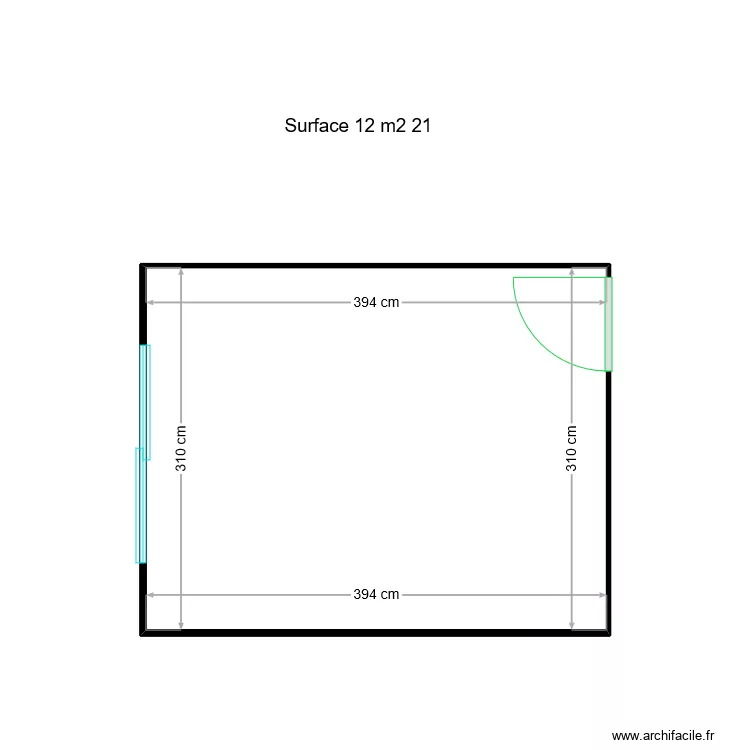Chambre d'Amis. Plan de 