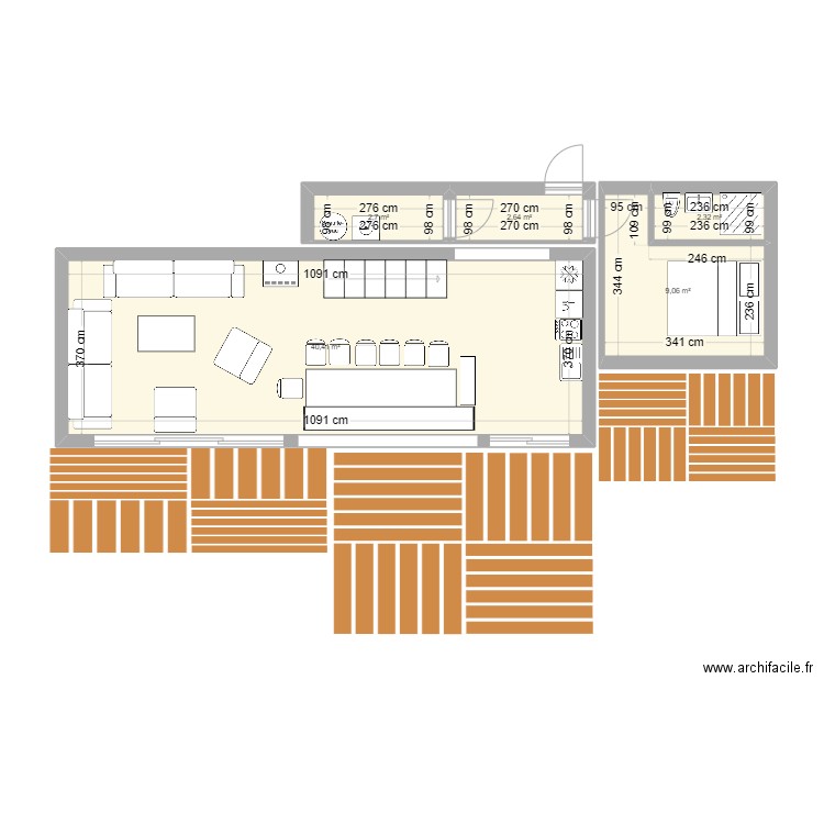Maison vacances. Plan de 0 pièce et 0 m2