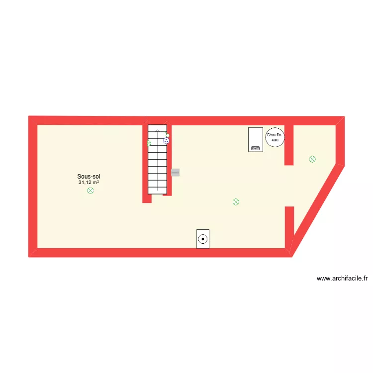 PLAN CAVE ALLINE. Plan de 1 et 31 m² PLAN CAVE ALLINE. Plan de 1 et 31 m²