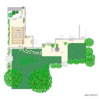 aménagement terrasse escalier parking