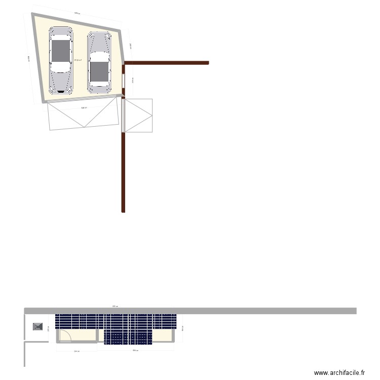 garage v2. Plan de 0 pièce et 0 m2